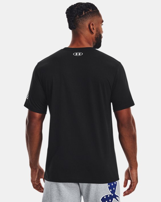 Men's UA Freedom Logo T-Shirt, Black, pdpMainDesktop image number 1